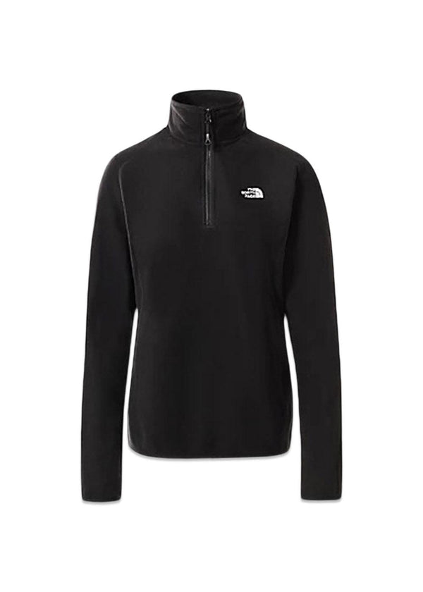 The North Faces W 100 Glacier 1/4 zip - Tnf Black. Køb fleece her.