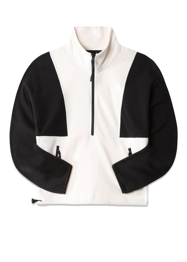 The North Faces W ATTITUDE 1/4 ZIP - Gardenia White/Tnf Black. Køb fleece her.