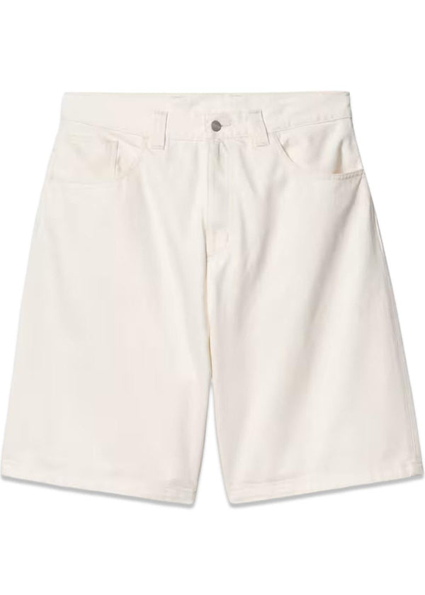 W Brandon Short - White Rinsed-Shorts-Carhartt WIP-Butler Loftet