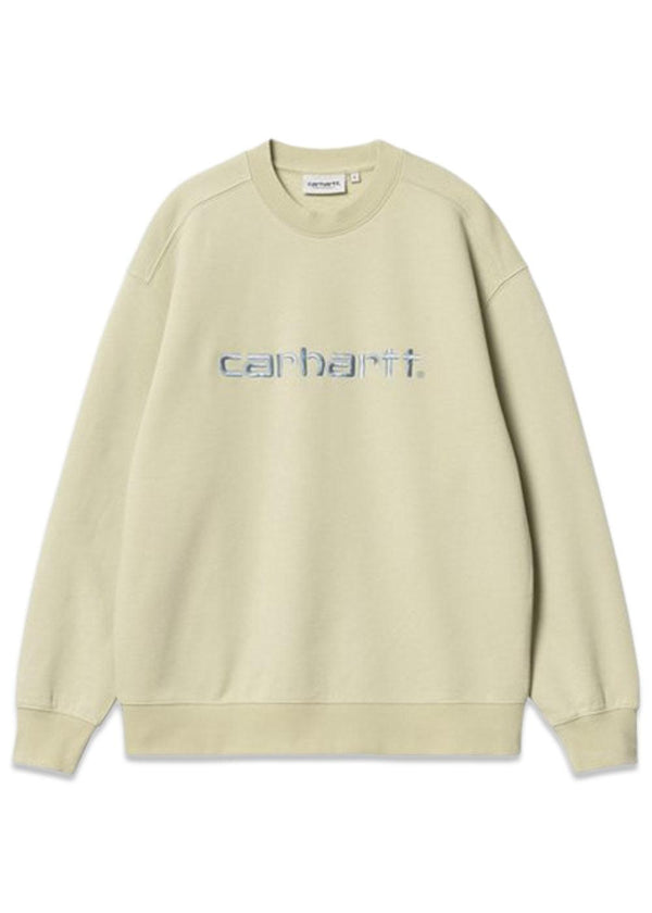 W Carhartt Sweat - Beryl / Frosted Blue