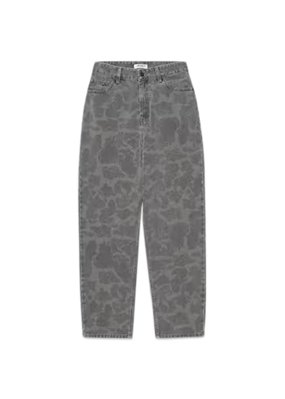 W Duck Orell Pant - Camo Duck, Black Heavy Bleached