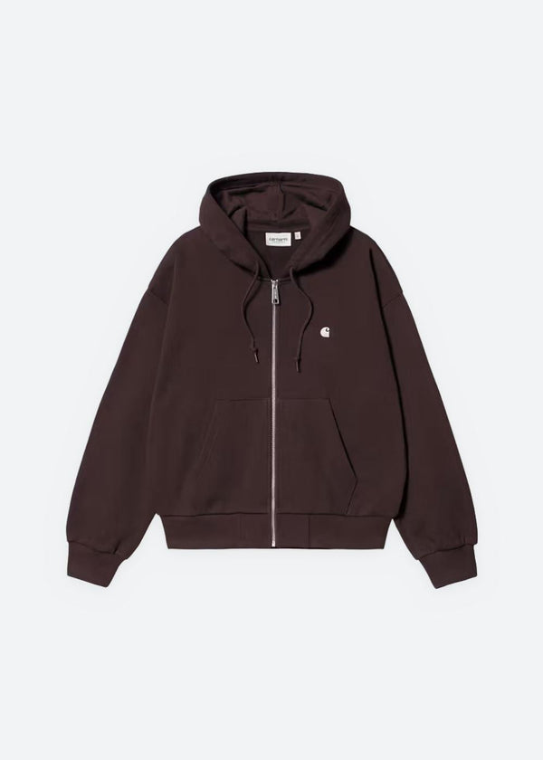 W Hooded Casey Jacket - Palisander / Silver