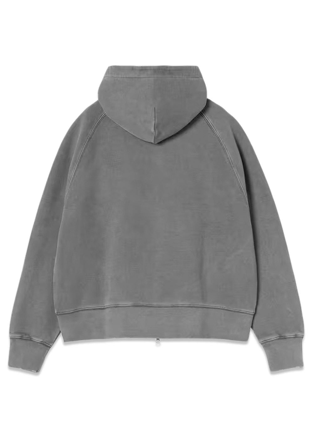 W' Hooded Torion - Black Grind Wash-Hoodies-Carhartt WIP-Butler Loftet