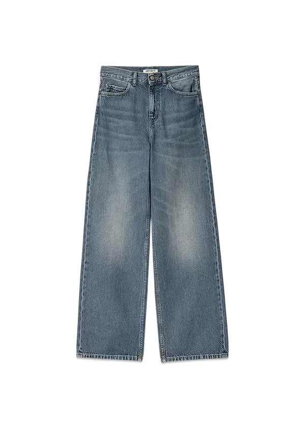 W Jane Pant - Blue Dark Used Wash-Jeans-Carhartt WIP-Butler Loftet