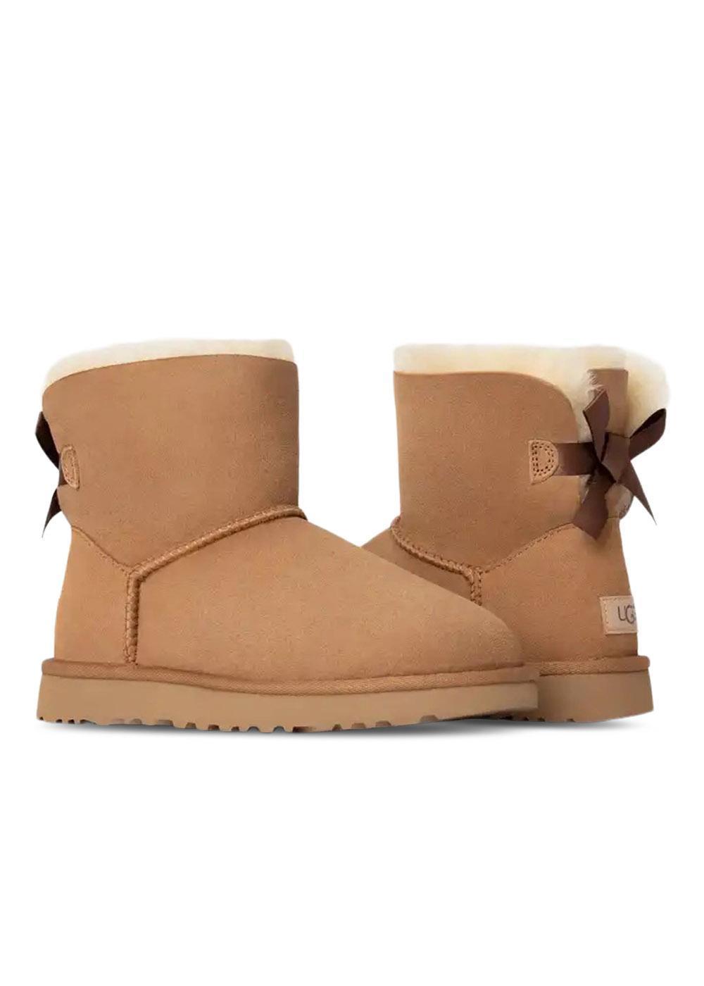 W Mini Bailey Bow II - Chestnut-Boots-UGG-Butler Loftet