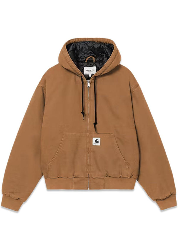 W OG Active Jacket - Wip H Brown Rinsed-Outerwear-Carhartt WIP-Butler Loftet