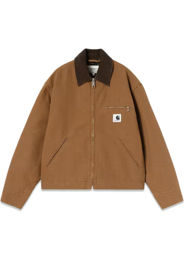 W OG Detroit Jacket - Wip H Brown / Tobacco Rinsed-Outerwear-Carhartt WIP-Butler Loftet