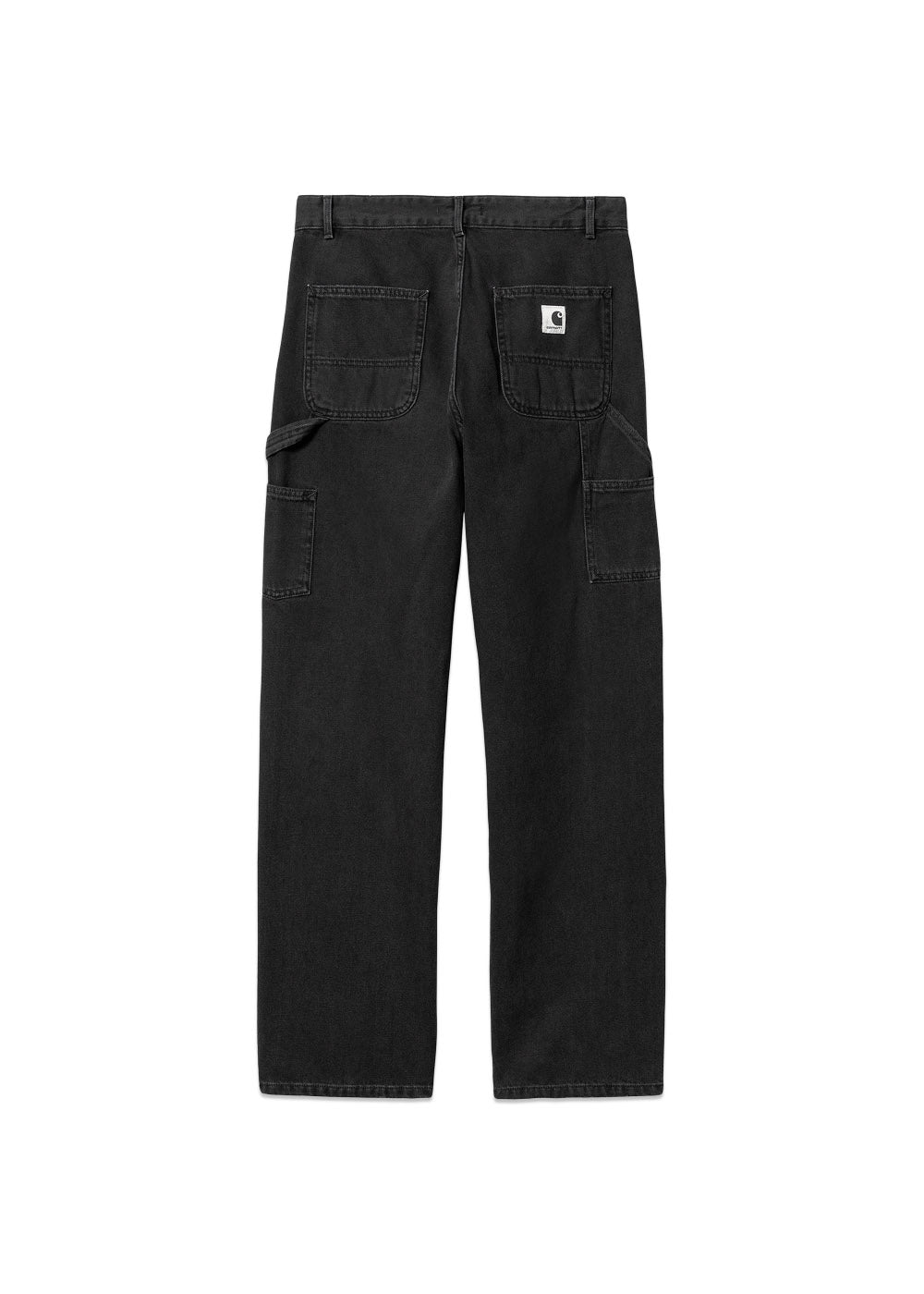 W Pierce Pant Straight - Black Stone Washed-Jeans-Carhartt WIP-Butler Loftet