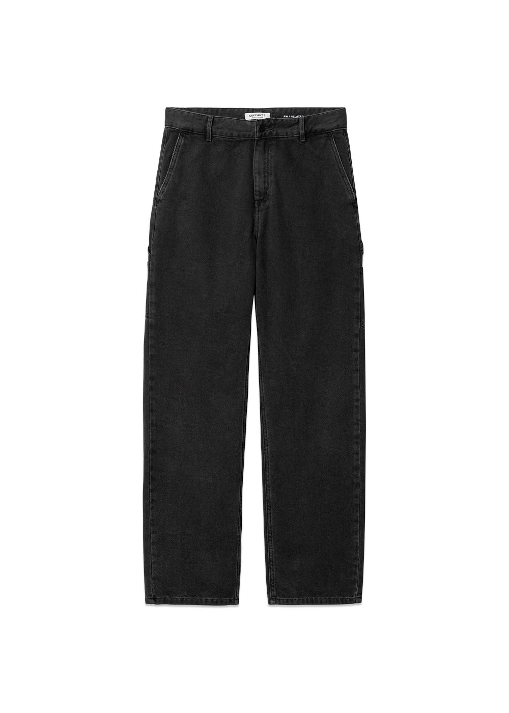 W Pierce Pant Straight - Black Stone Washed