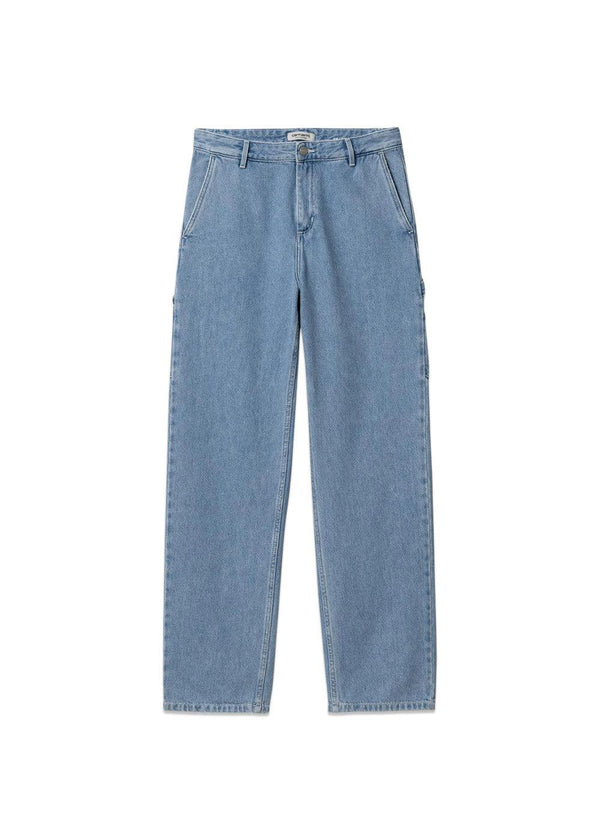 W Pierce Pant Straight - Blue Stone Bleached