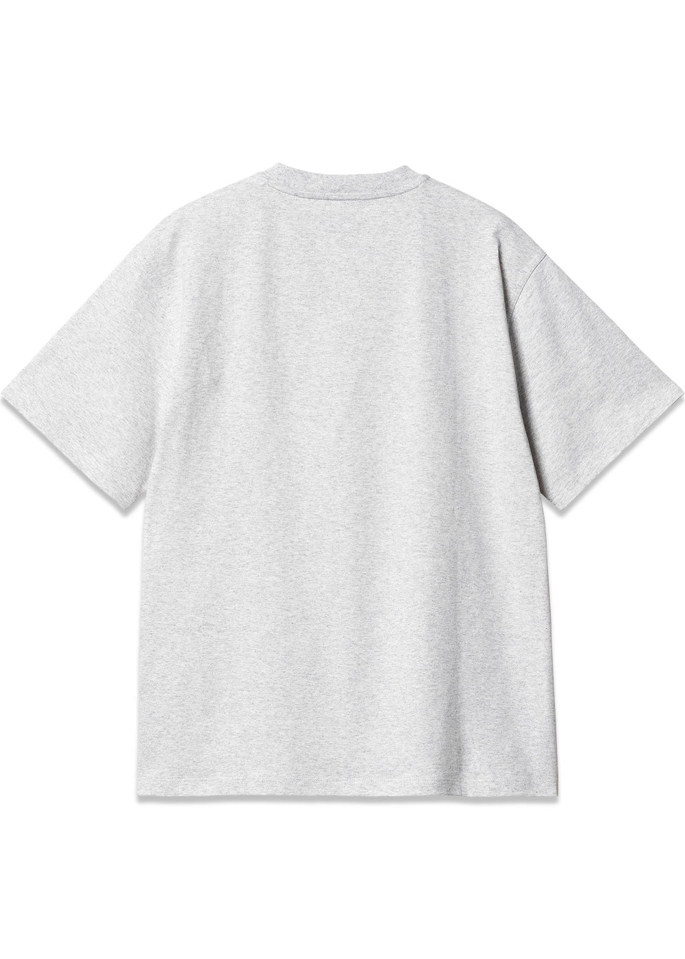 W S/S American Script T-Shirt - Ash Heather