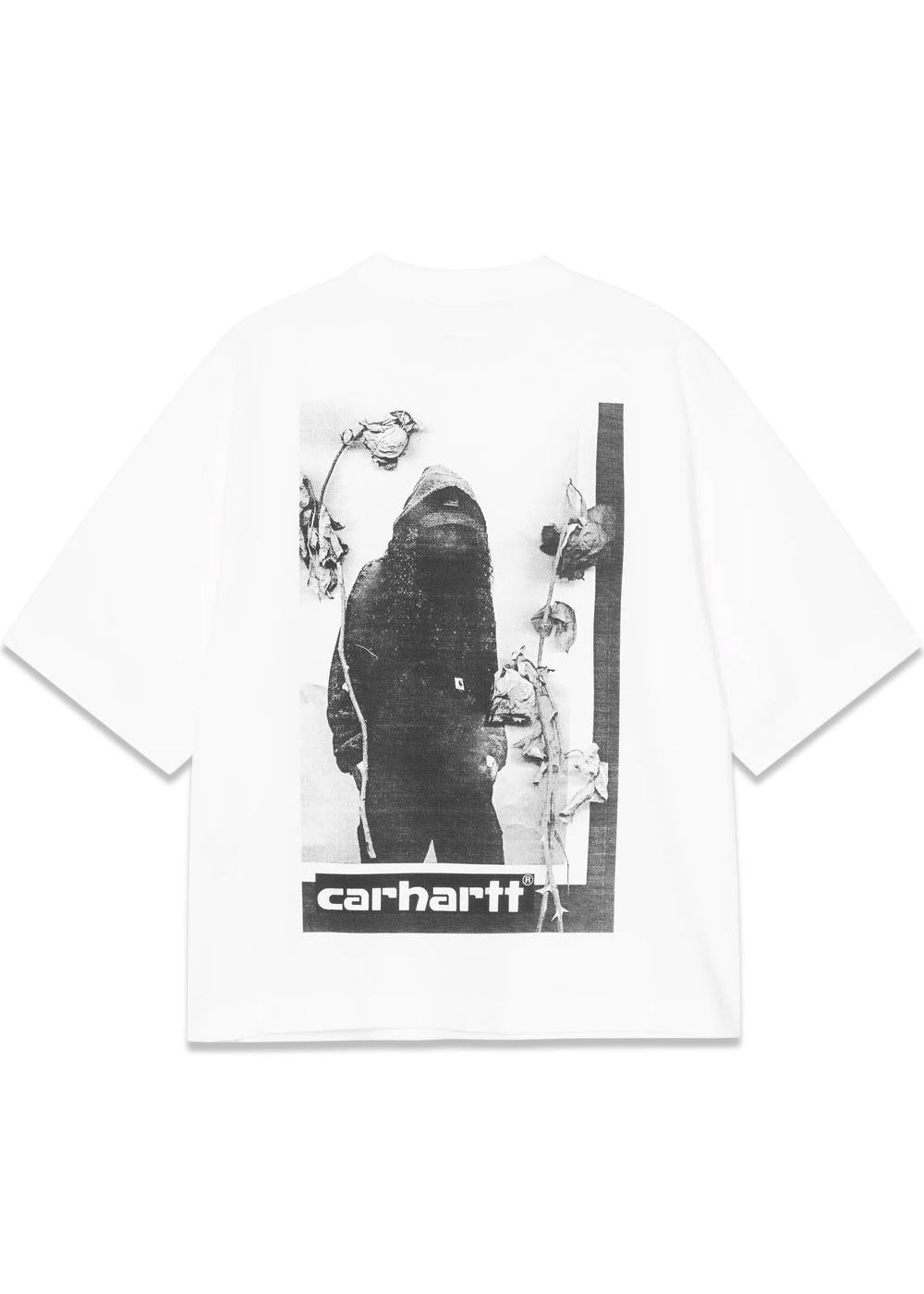 W' S/S Archive Script T-shirt - White-T-shirts-Carhartt WIP-Butler Loftet
