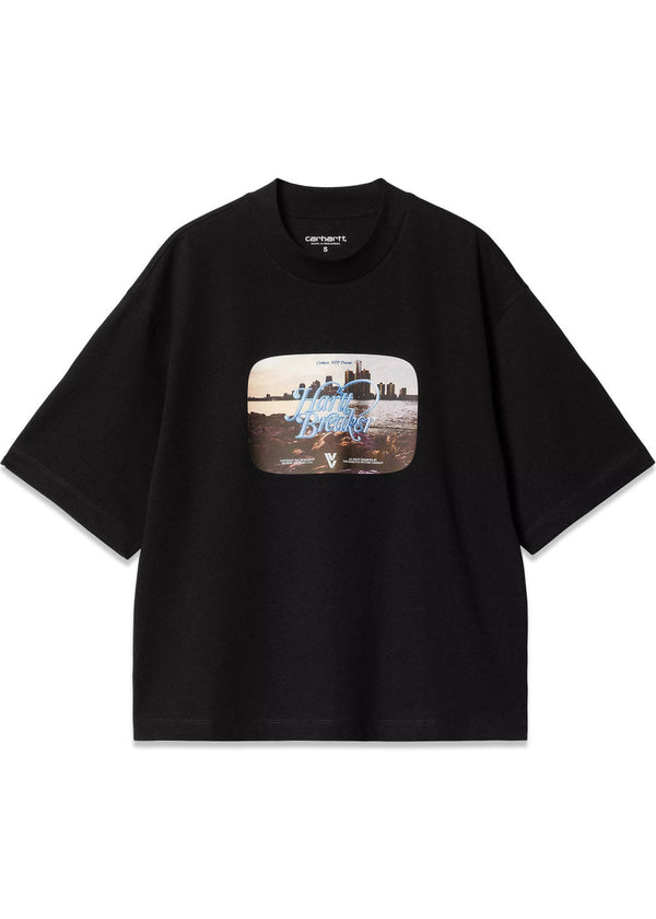 W S/S Greatest Flicks T-Shirt - Black-T-shirts-Carhartt WIP-Butler Loftet