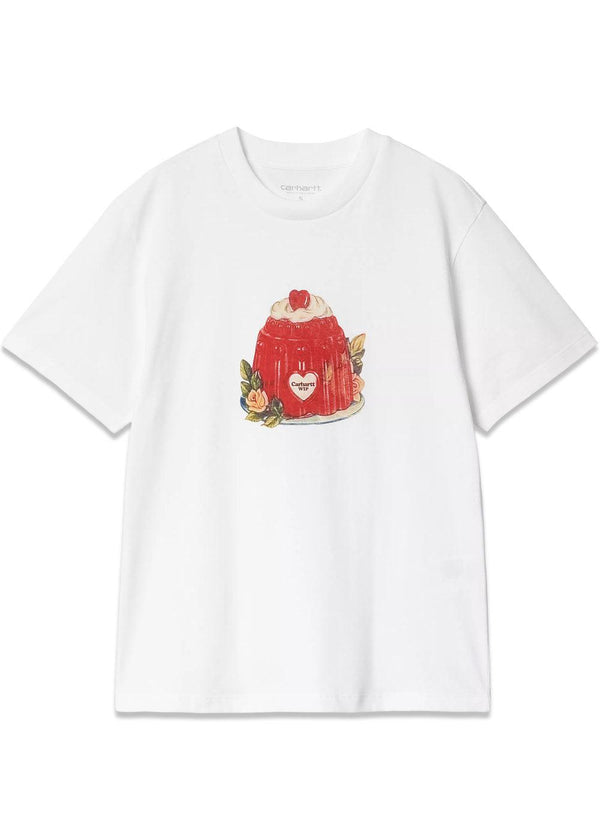 W S/S Pudding T-Shirt - White-T-shirts-Carhartt WIP-Butler Loftet