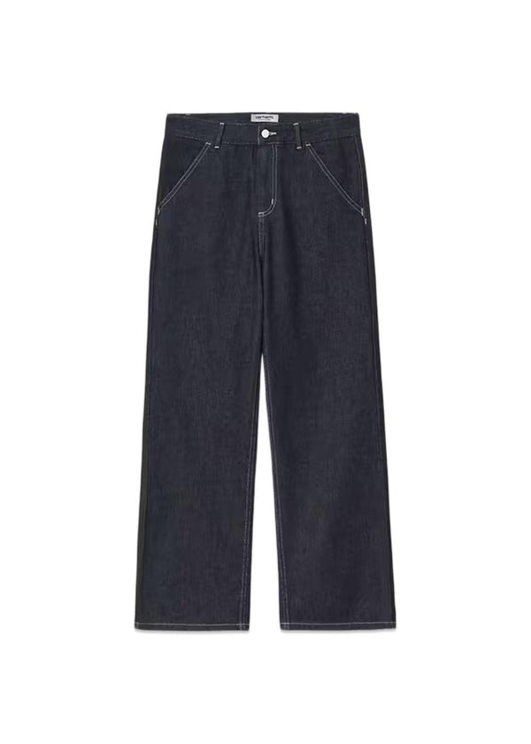 W Simple Pant - Blue Rinsed-Carhartt WIP-Butler Loftet