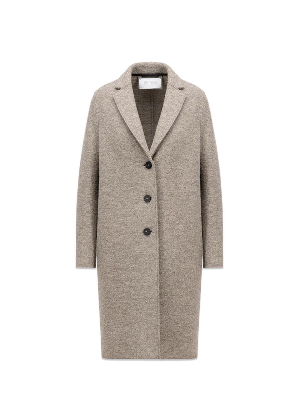 WOMEN OVERCOAT PRESSED WOOL - Natural Casha
