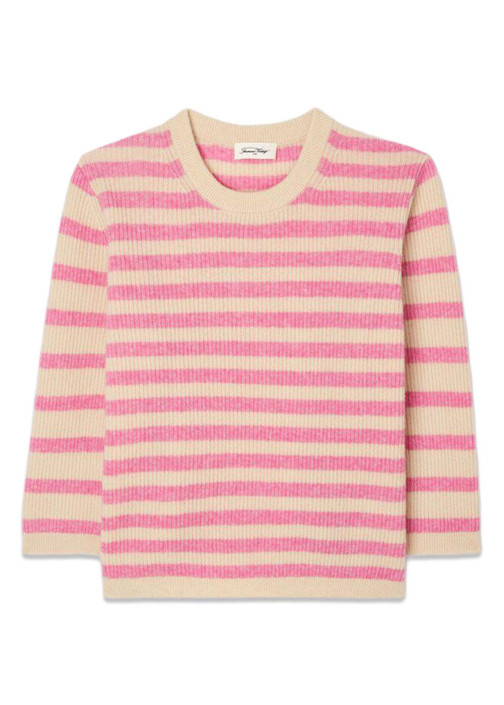 WOMEN SWEATER RAXOW - Natural Raye-Knitwear-American Vintage-Butler Loftet