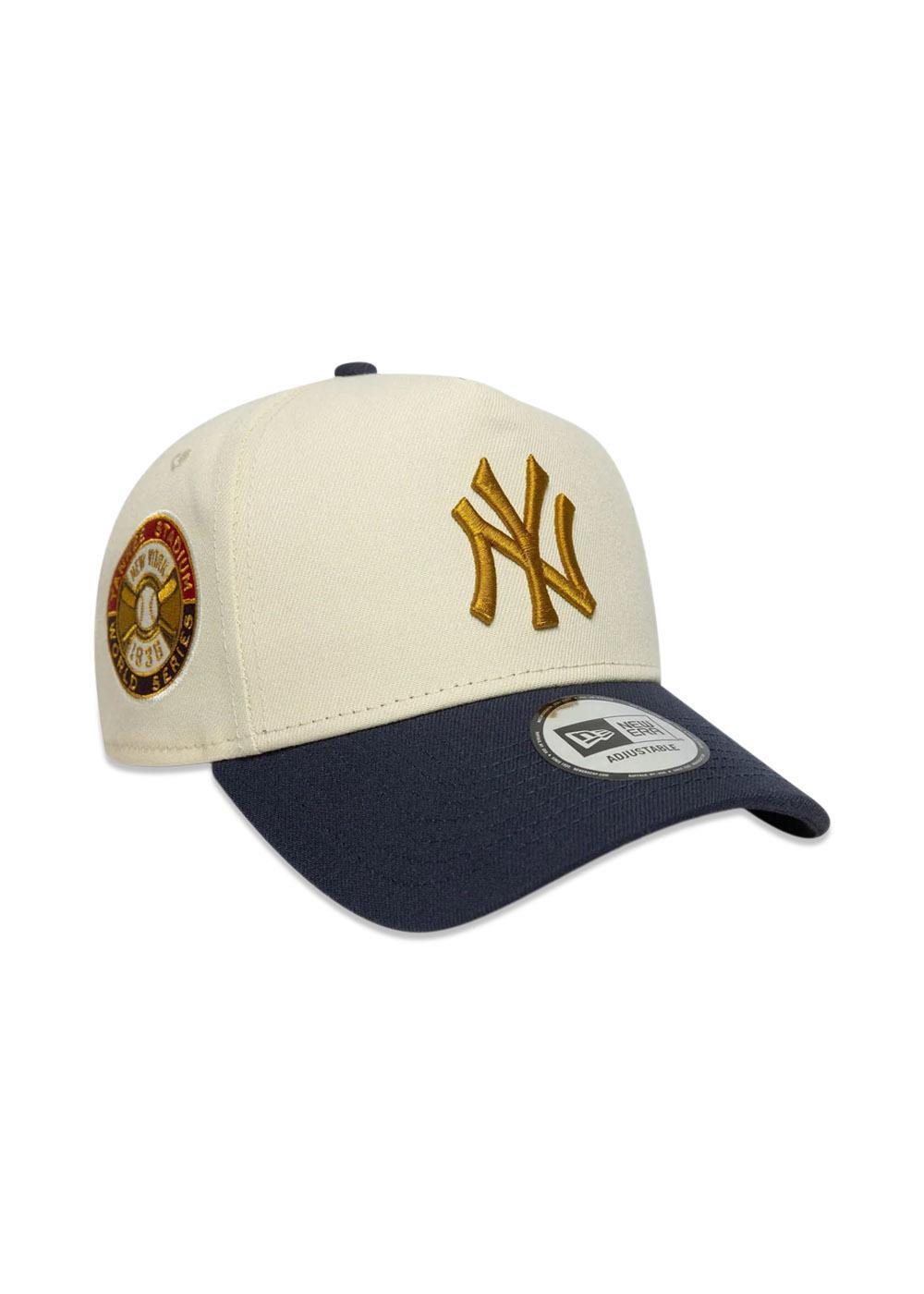 WS Patch 9Forty NEYYANCO - Beige/Navy-Headwear-New Era-Butler Loftet