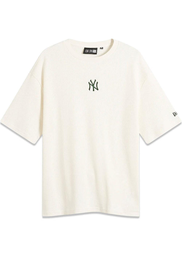 Waffle OS Tee - Beige-T-shirts-New Era-Butler Loftet