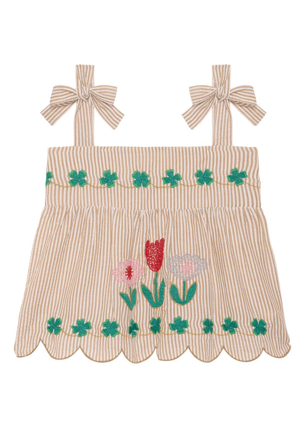 Wenke Top - Sand Stripes-Top-Sissel Edelbo-Butler Loftet