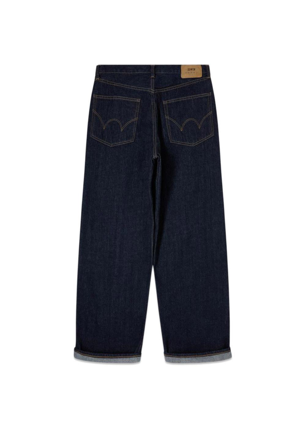 Wide Pant Rinsed - Blue-Jeans-Edwin-Butler Loftet