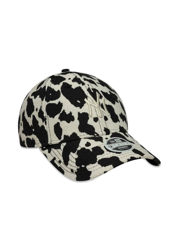 Wmns Cow Midi 9Forty - Black/White-Headwear-New Era-Butler Loftet