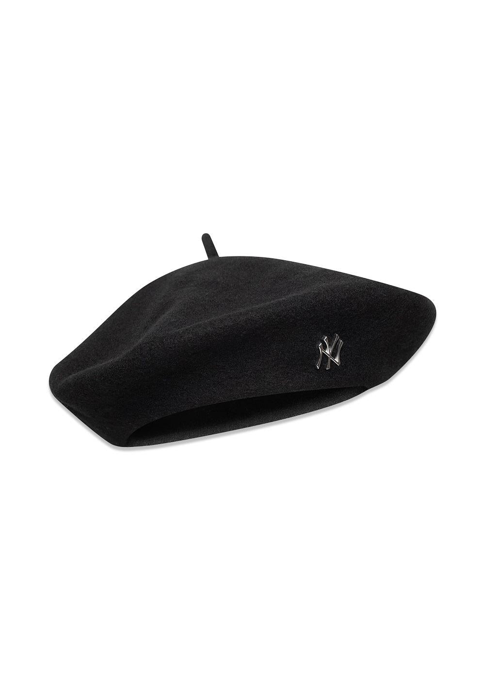 Wool Pin Beret NEYYAN - Black-Headwear-New Era-Butler Loftet