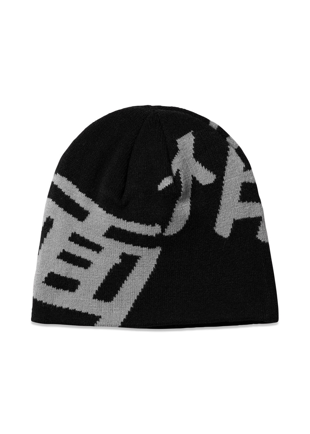 Yan Sumo JQ Beanie - Black-Grey-Accessories-Woodbird-Butler Loftet