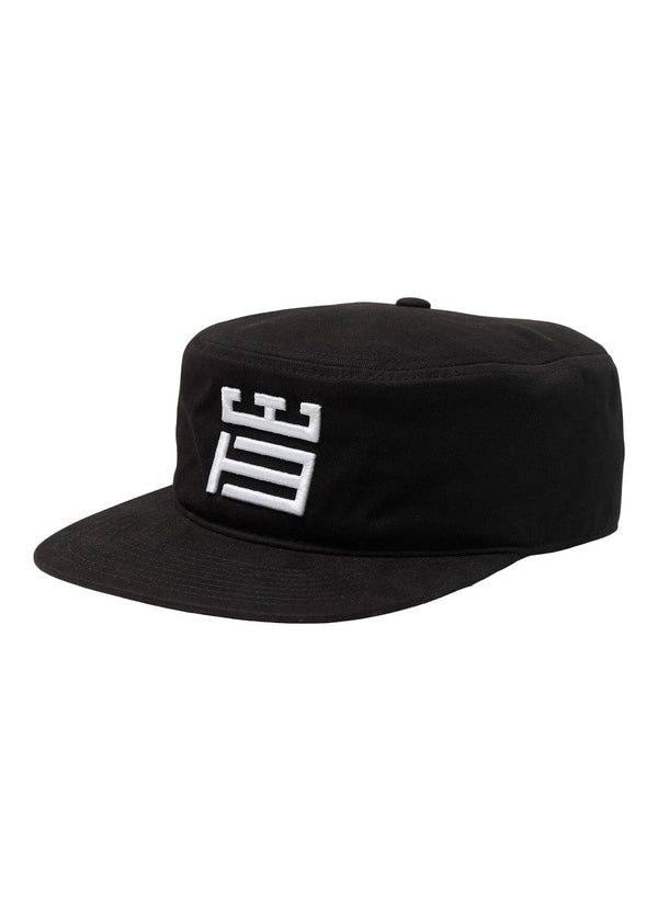 Yin Pillbox Cap - Black-Accessories-Woodbird-Butler Loftet