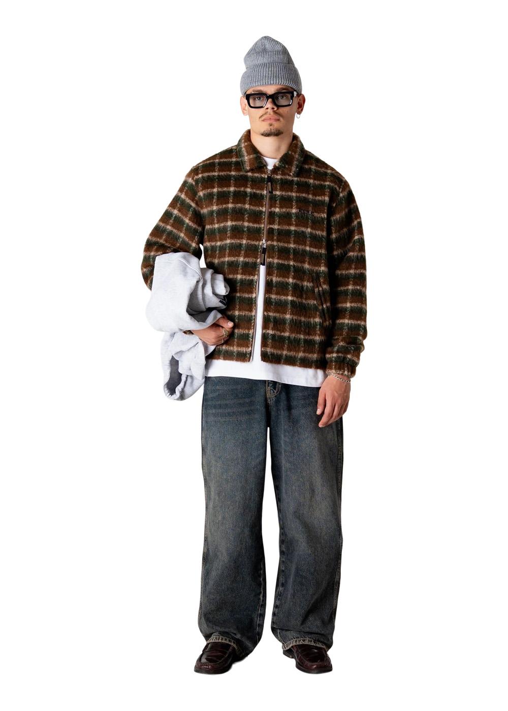 Youth Fuzzy Jacket - Dark Green