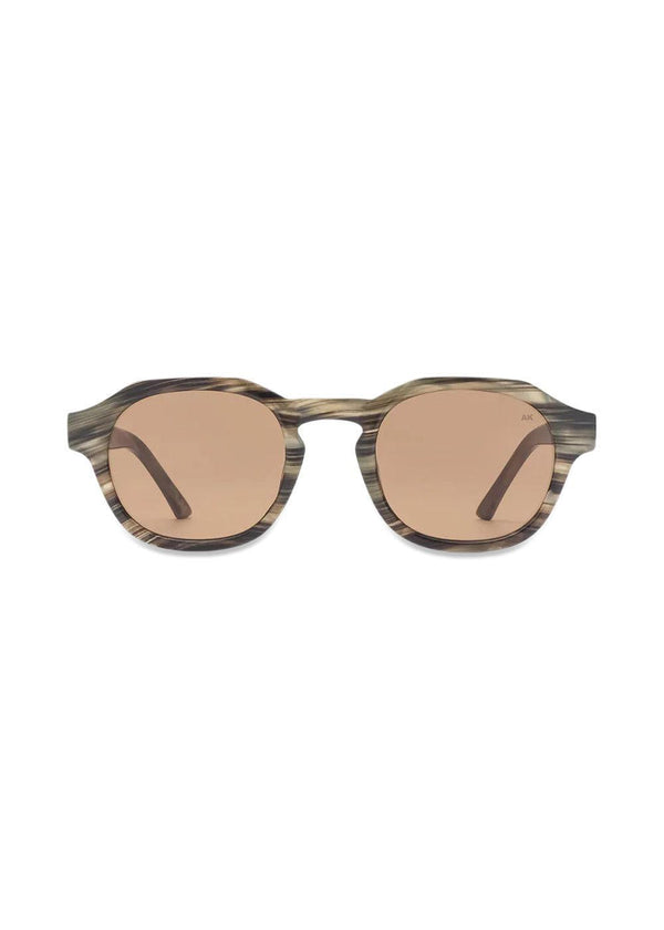 Zan - Striped Horn-Sunglasses-A. Kjærbede-Butler Loftet