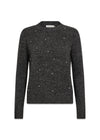 CMDIAMOND-PULLOVER - Dark Grey Melange