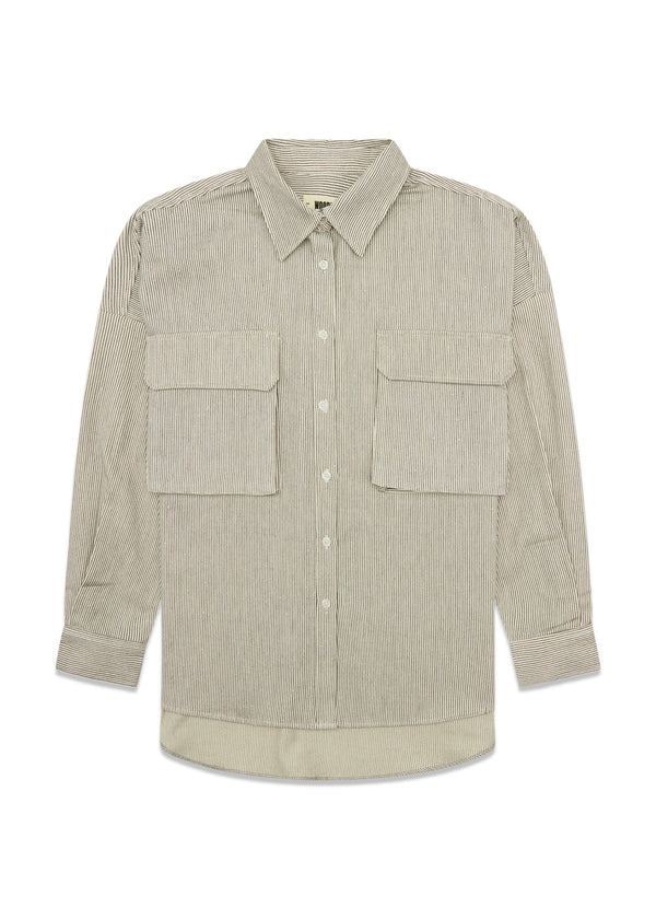 Kendal Cargo Shirt - Off White