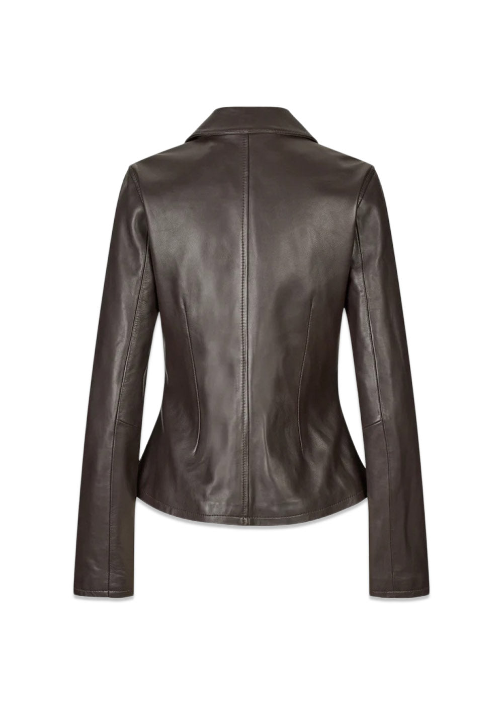 Deep Leather Blouse - Chocolate Torte