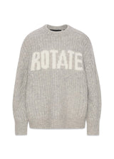 Knitted Logo Sweater - Opal Gray