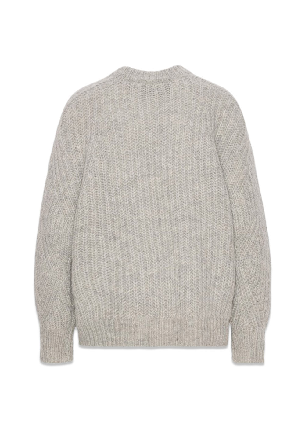 Knitted Logo Sweater - Opal Gray