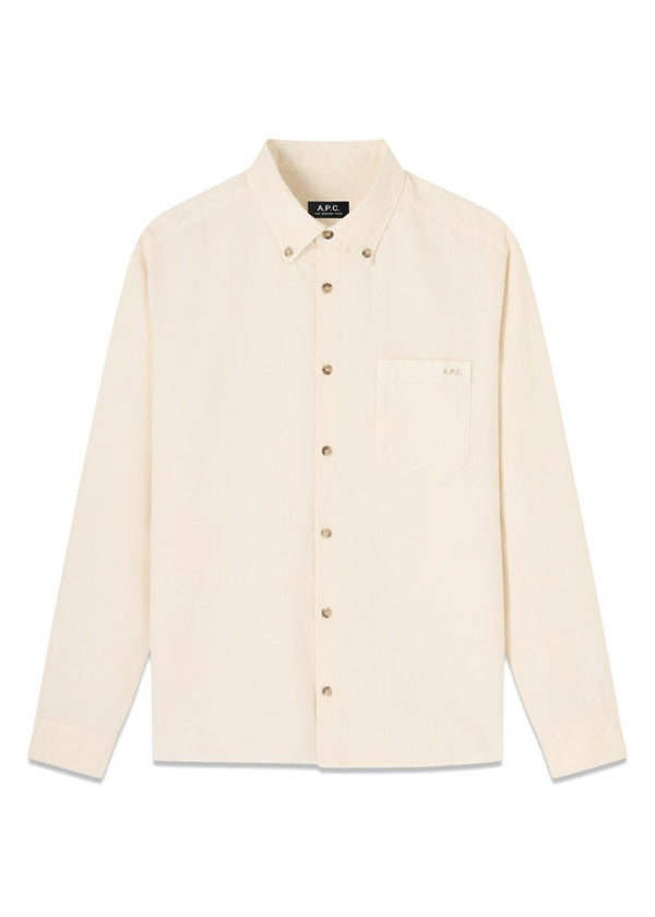 Chemise Mateo Logo - Ecru Khaki