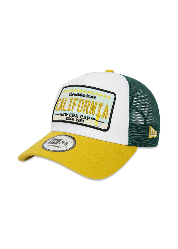 new era trucker california - Green / Yellow