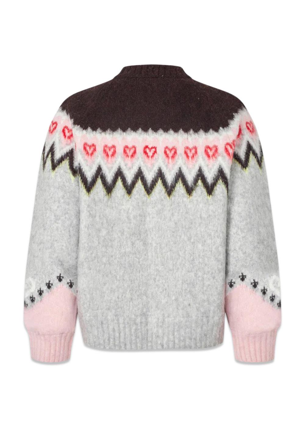 RAGLAN BOMBER JACKET - Fairisle