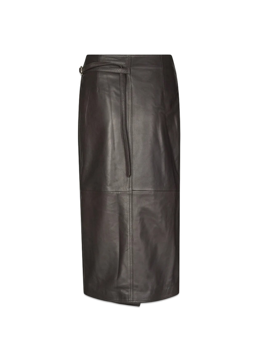 Reflection Leather Skirt - Chocolate Torte