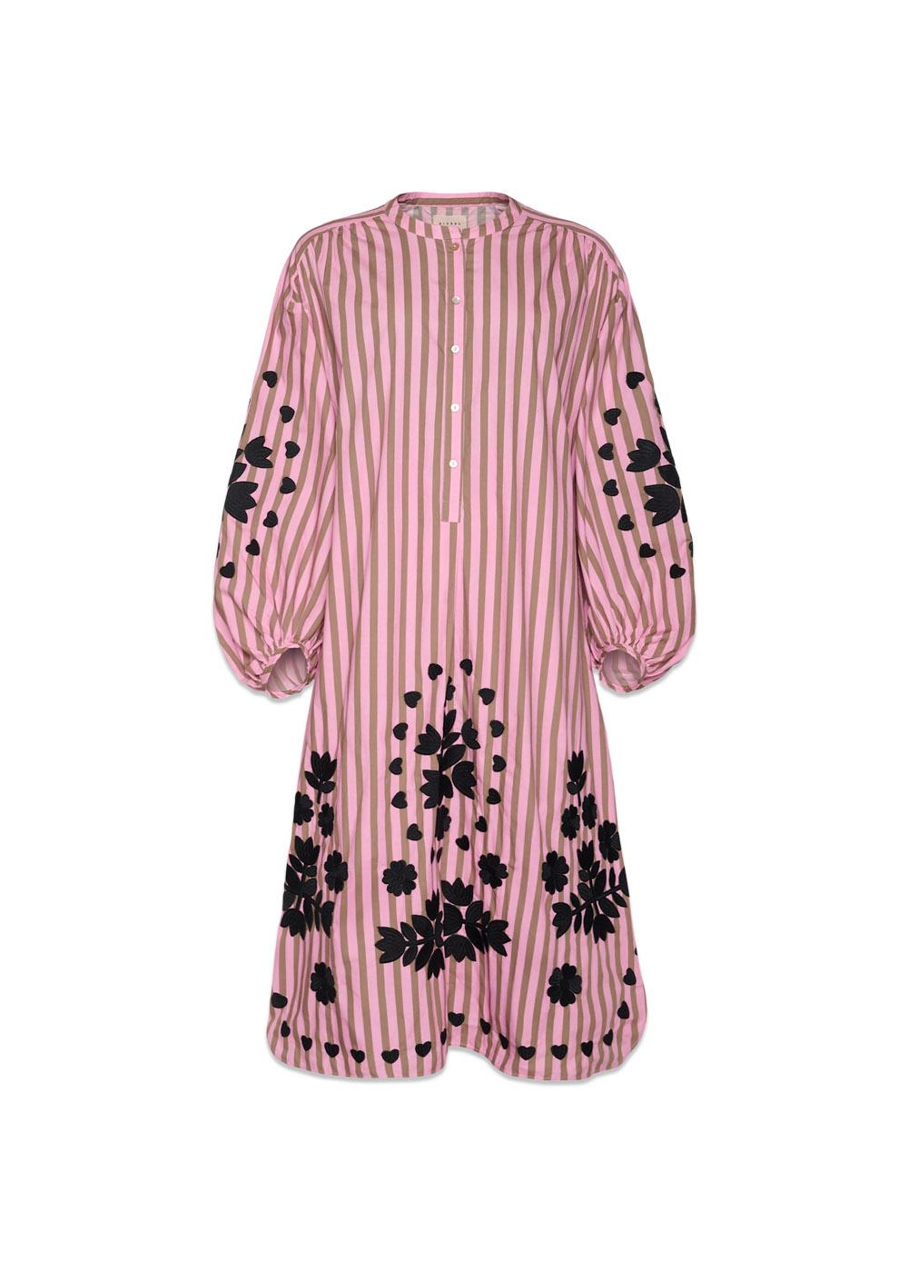 Rikke Dress - Pink Stripes