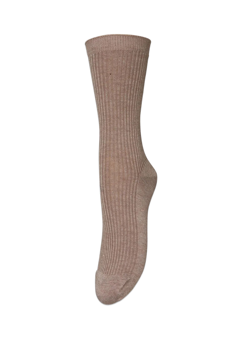 Telma solid sock - Beige Melange