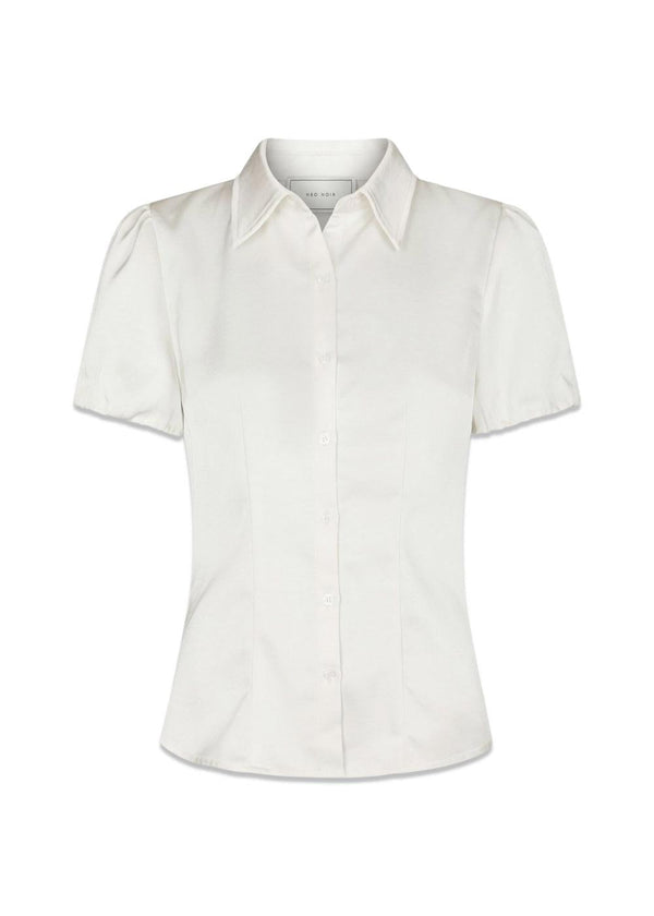 Lyselle Heavy Sateen Shirt - Pearl