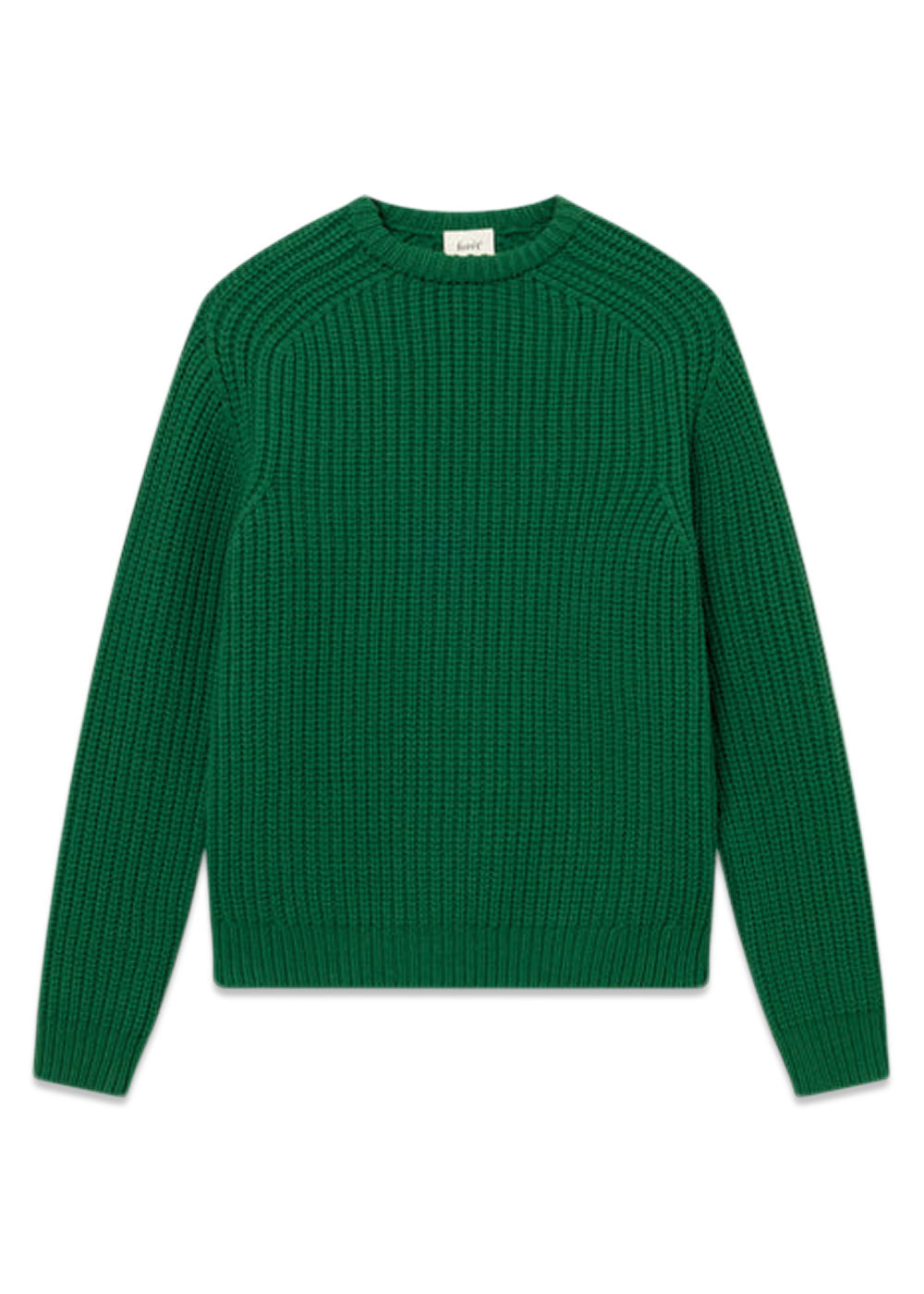 TRIP CHUNKY RIB KNIT - Green