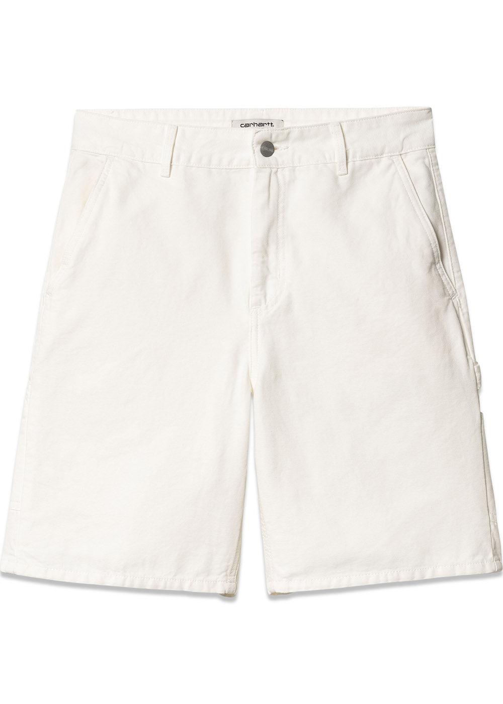 w' pierce short - Off-White Rinsed